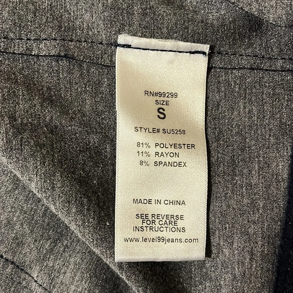 Level 99 Tabitha Vegan Suede Moto Jacket Navy Size Small - Picture 8 of 9